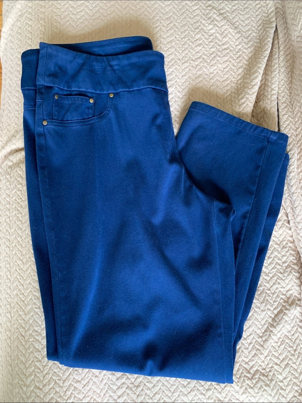 Ruby Rd Petite Classic Women's Pull-On Pants in Deep Blue